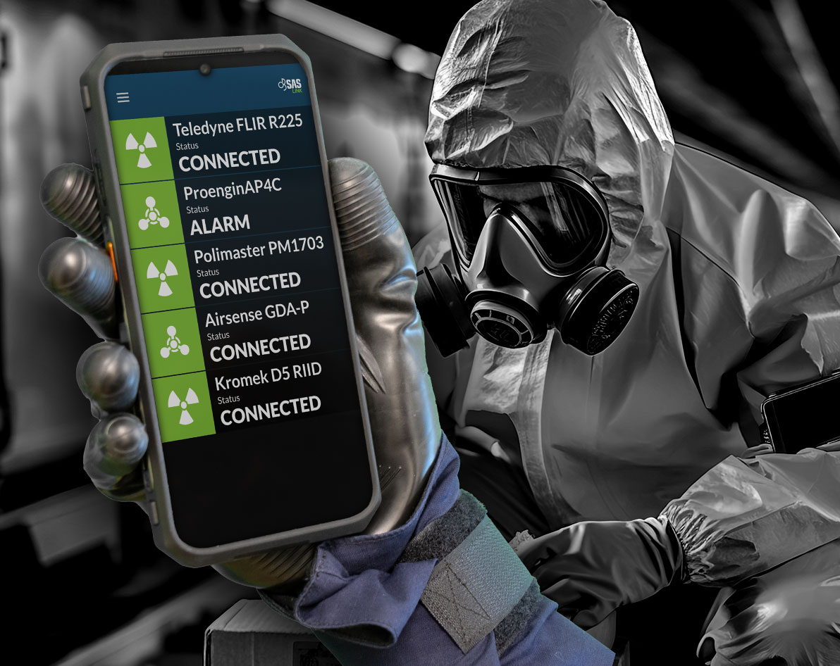 ObSAS LINK connects multiple CBRNe detectors simultaneously